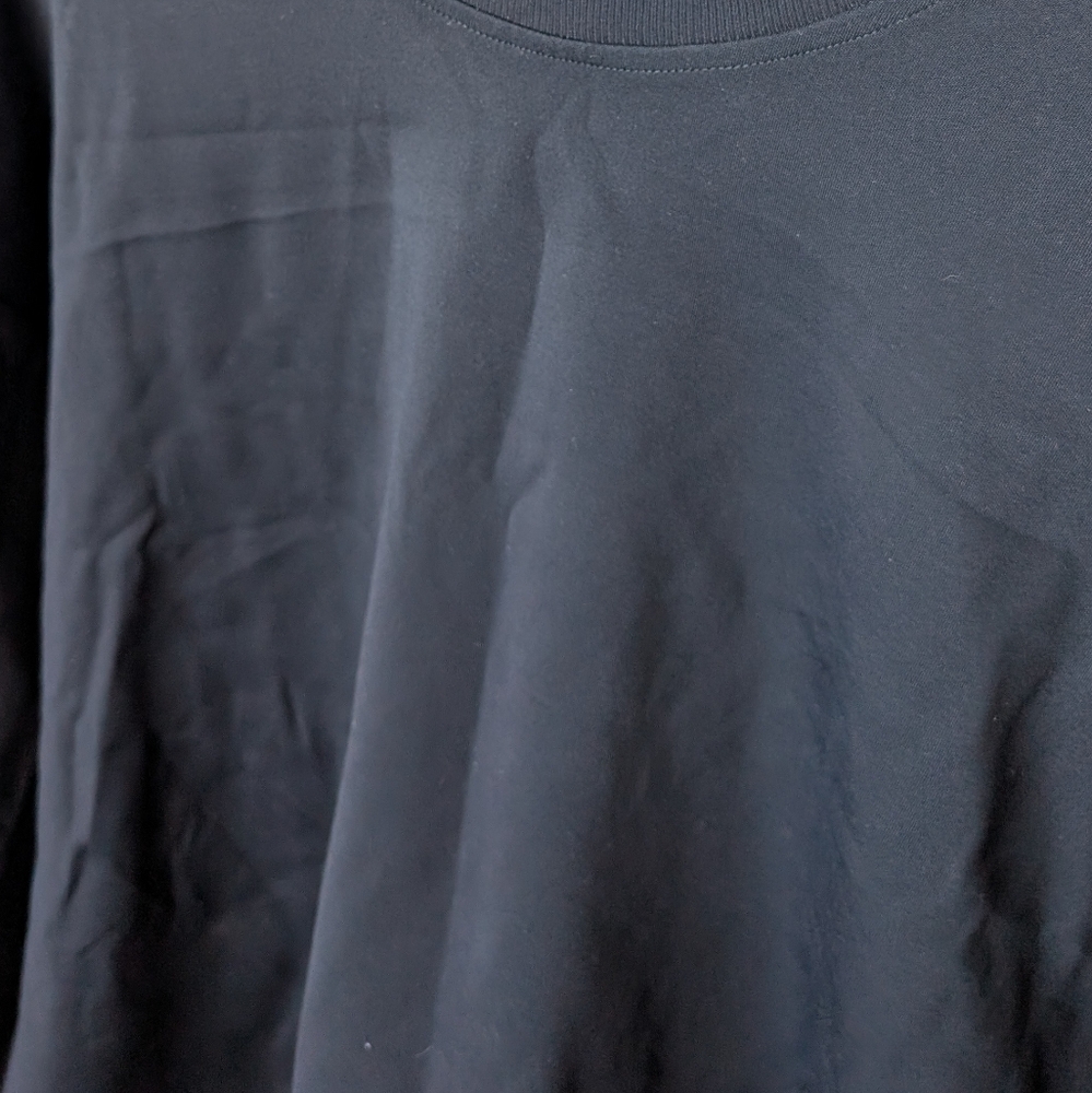 Athleta Cropped Black Long Sleeve Mock Neck Top - XL - Picture 3 of 5